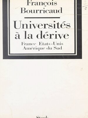 cover image of Universités à la dérive
